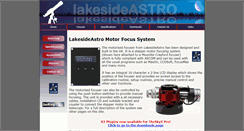 Desktop Screenshot of lakeside-astro.com